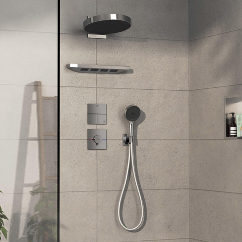 Hansgrohe ShowerSelect Comfort E Thermostaat - inbouw - hoogglans chroom SW918074