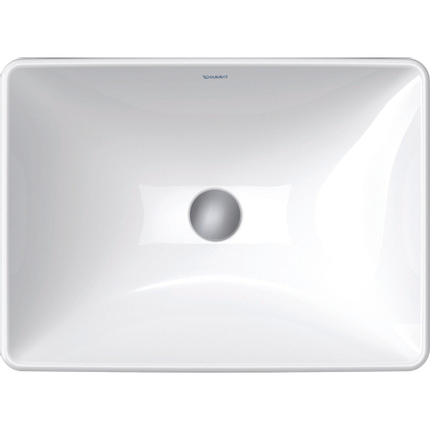 Duravit D-Neo inbouwwastafel 60x44x14.5cm 1 kraangat rechthoek Keramiek Wit SW640439