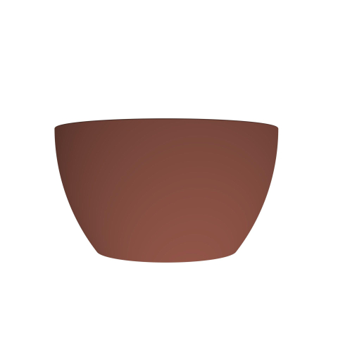 Arcqua Olivia Waskom - 22x22cm - rond - opbouw - mat terracotta OUTLETSTORE STORE43827
