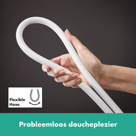 Hansgrohe Isiflex B - doucheslang - 160cm - mat wit SW297287