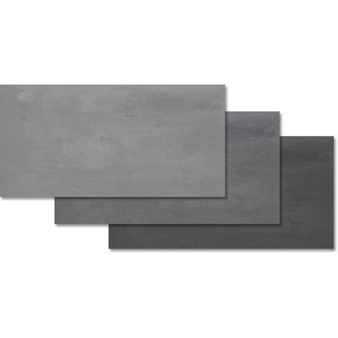 Ceralto Tavola Stone carrelage sol et mur - 30x60cm - 12mm - effet béton - basalt grey mat (gris) SW393678