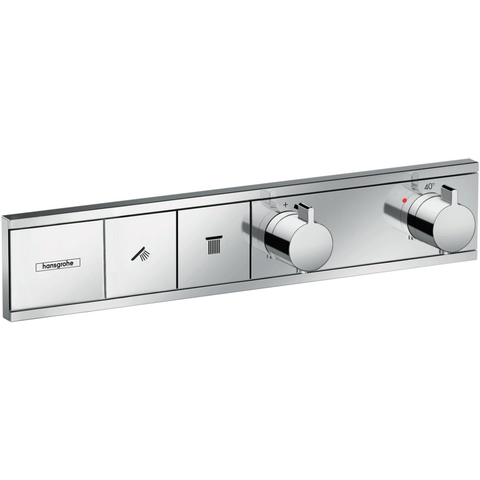 Hansgrohe Rainselect Afbouwdeel - voor inbouw douchekraan - thermostatisch - voor 2 functies - 45.6x90cm - thermostaat - hoogglans chroom SW358767