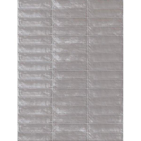 ÉCHANTILLON Ceralto Ivarno Grain Carreau mural 6x24cm 10mm gris SW912776