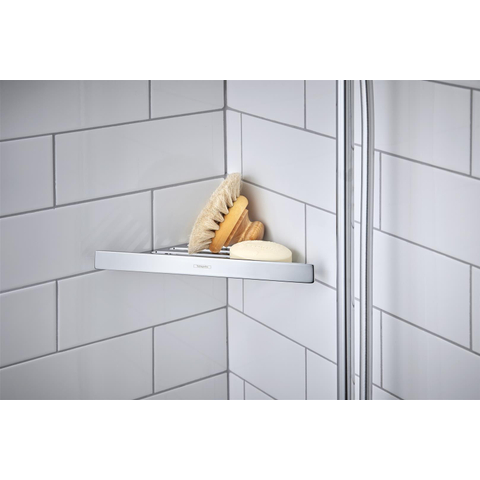 Hansgrohe AddStoris Q zeepkorf hoek - hoogglans chroom SW651299