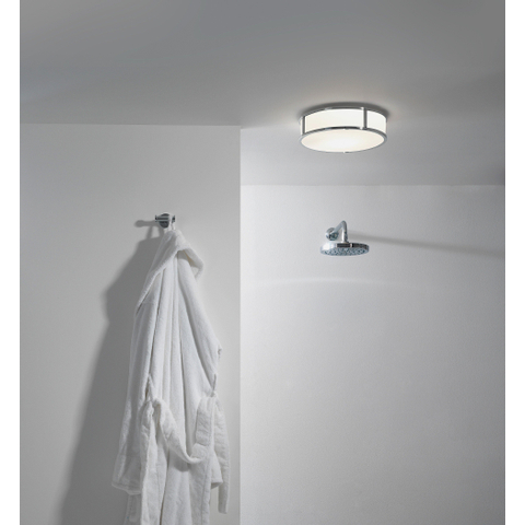 Astro Mashiko 230 Round Plafonnier 8,2cm IP44 culot E27 chrome SW75631