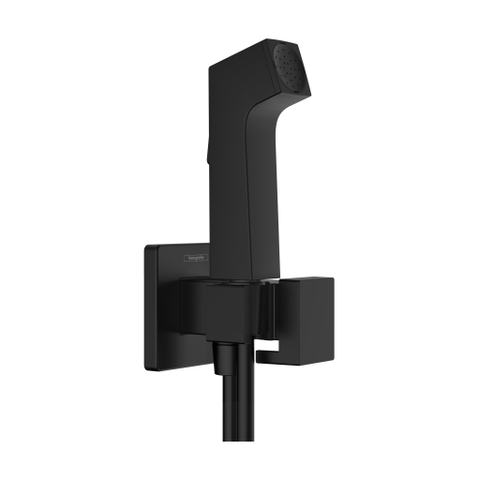 Hansgrohe Bidette E KW doucheslang 125cm/Porter mat zwart SW1566698