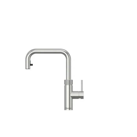 Quooker Flex Square kokendwaterkraan - draaibare & uittrekbare uitloop - PRO3 incl. Cube reservoir - Warm / kokend / bruisend / gefilterd water - RVS SW1442181