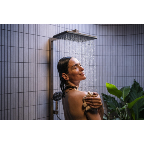 Hansgrohe Raindance alive Showerpipe - 210/340 1jet - ecosmart - thermostatische - thermostaat - geborsteld brons (brons) SW1388699
