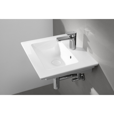 Villeroy & Boch venticello fontein - 500x420mm - met overloop - 1 kraangat - White Alpine (glans wit) 1025160