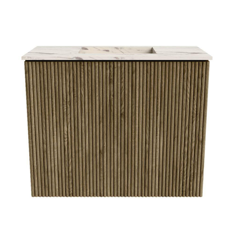 Mondiaz JOYA-DLUX Meuble de toilette 50cm - couleur Dusk - Vasque FAYE position Milieu Sans trou de robinet couleur Nata. SW1425882