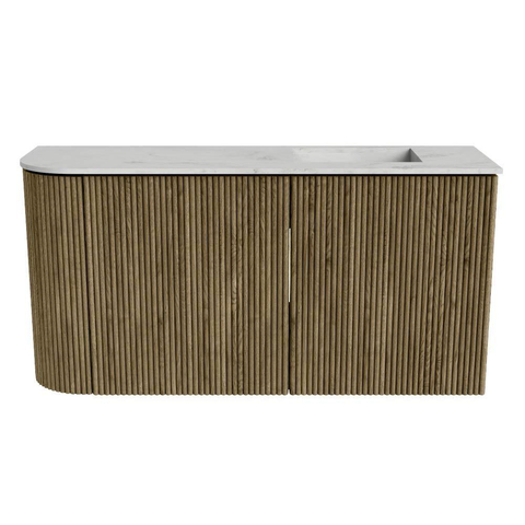 Mondiaz JOYA-DLUX 81.6cm toiletmeubel - ronding links kleur Dusk - Wastafel FAYE positie Rechts Zonder kraangat kleur Opalo. SW1423331