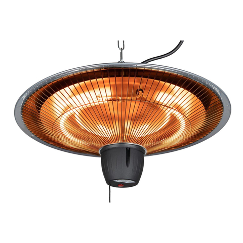 Eurom Chauffage de terrasse Partytent heater 1502 Patioheater 1500 watt Gris SW539075