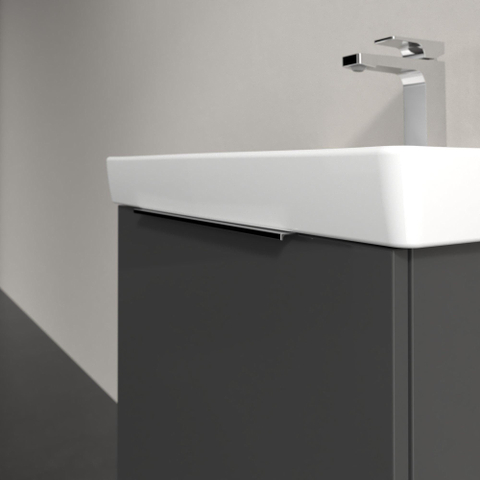 Villeroy & Boch Architectura Wastafelonderkast - 42x55cm - 1 lade - grijs SW1162058