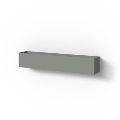 Looox Storage collection Bac mural - 60x10x10cm - vert doux mat SW1444032