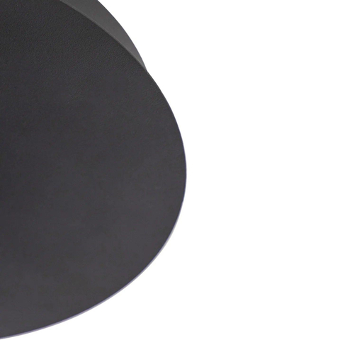 QAZQA Ducha plafonnier de salle de bains - 20x20cm - 2 spots - IP44 - noir mat SW1187201