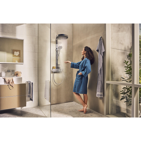 Hansgrohe AddStoris Q handdoekhouder 2-lids - mat zwart SW651108