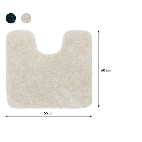 Sealskin Angora Tapis de toilette 55x60 cm Polyester Blanc cassé SW699499