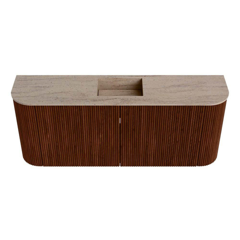Mondiaz JOYA-DLUX 103.2cm toiletmeubel - ronding links en rechts kleur Ruby - Wastafel FAYE positie Midden Zonder kraangat kleur Saba. SW1425636