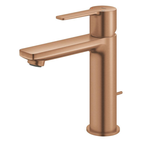 GROHE Lineare New wastafelkraan - s-size - met waste - geborsteld warm sunset (koper) SW1477558