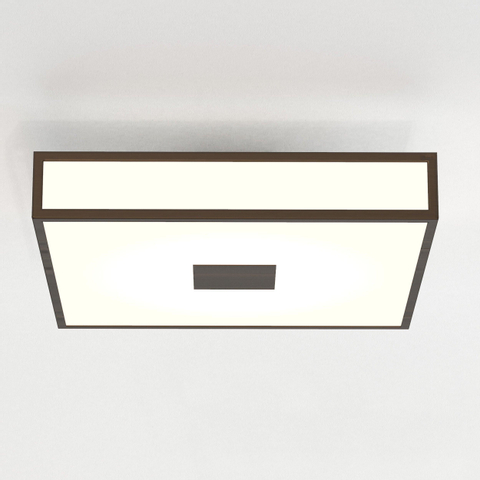 Astro Mashiko 400 Square Plafonnier 8.7x40x8.7cm IP44 douille E27 bronze SW75623