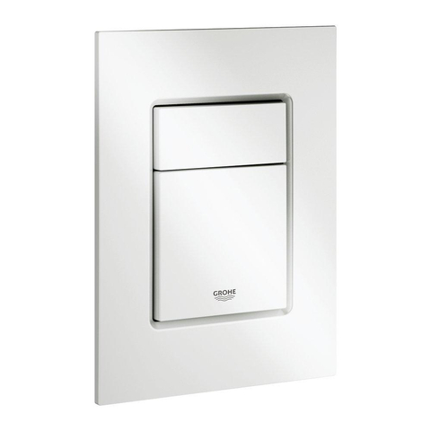 Grohe Skate Cosmopolitan Bedieningsplaat - S-Size - 2-knops - wit SW107662