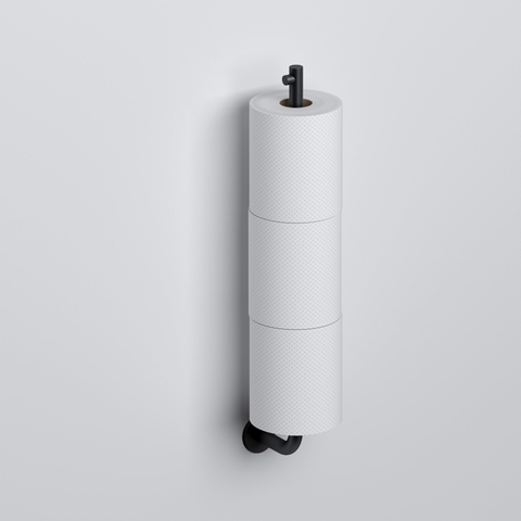 Clou Kaldur porte-rouleaux de réserve pour 3 pièces noir mat SW917299