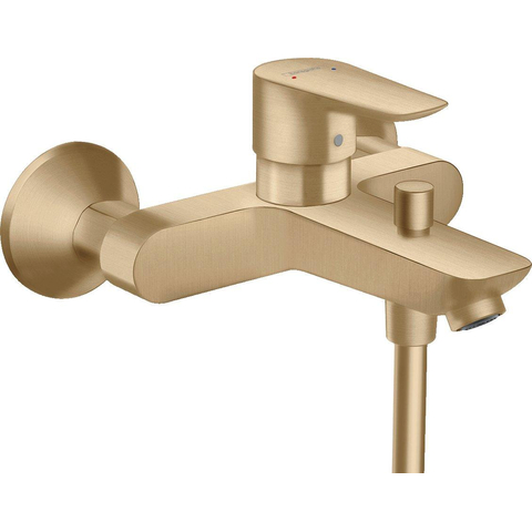 Hansgrohe Talis e Badkraan - met omstel - met koppelingen - thermostaat - geborsteld brons SW358800