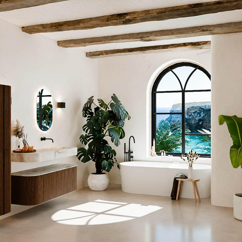 MONDIAZ THOR-DLUX 130cm meuble de salle de bains arrondi gauche + droite couleur Walnut avec 1 tiroir et 2 portes. Vasque suspendue CLOUD Droite sans trou de robinet couleur Frappe. SW1463573
