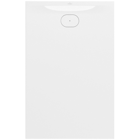 Villeroy & Boch Ecora douchebak - 140x90x3.5cm - afvoer korte zijde - white alpine (wit) SW1558905