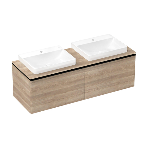 Hansgrohe Xelu Q wastafel - 60x48x8cm - 1 kraangat - inbouw - wit SW995275