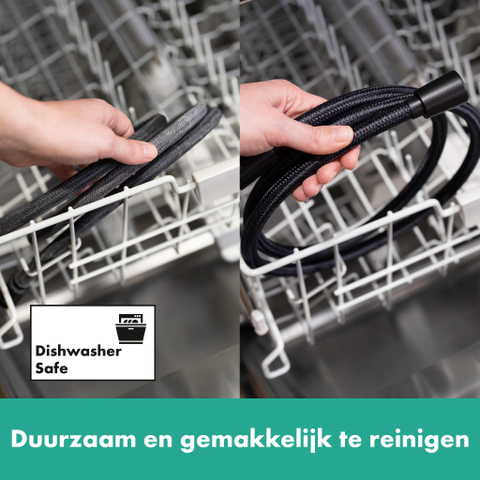 Hansgrohe RainFinity Doucheset - 130 - 3jet - glijstang 90cm - hoogglans chroom SW925809