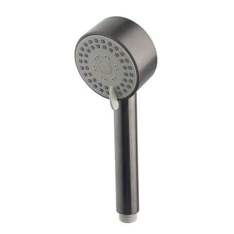 Wiesbaden Unimatch Cadans handdouche - 3 standen - diameter 8cm - PVD - gunmetal (antraciet) SW454659