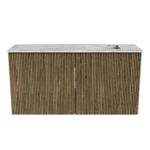 Mondiaz JOYA-DLUX 80cm toiletmeubel - kleur Dusk - Wastafel FAYE positie Rechts 1 kraangat kleur Glace. SW1423158