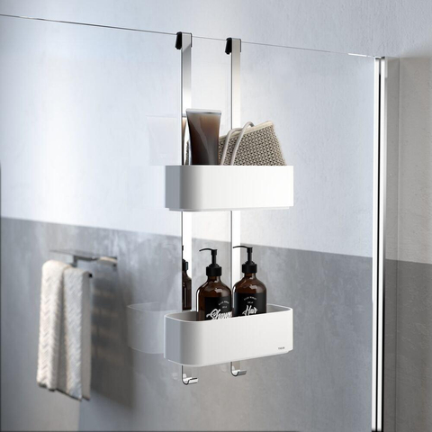 Tiger 2 Store Étagère de douche suspendue 25cm Blanc SW544569