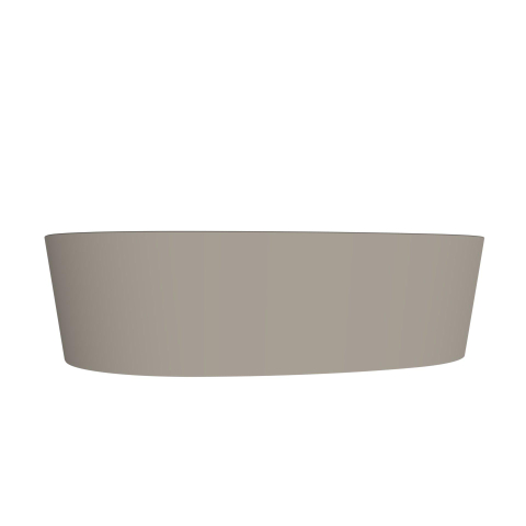 Arcqua Rocker waskom - opbouw - organisch links - 50x37cm - mat klei SW1209133
