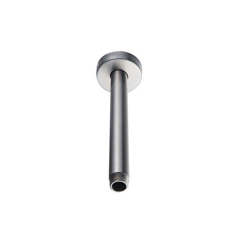 Fortifura Nebbio Ensemble de douche pluie - robinet encastré - élément encastré - barre de douche - flexible de douche lisse - douchette bâton - bras de plafond 20cm - douche de tête 30cm - inox brossé PVD SW1447117