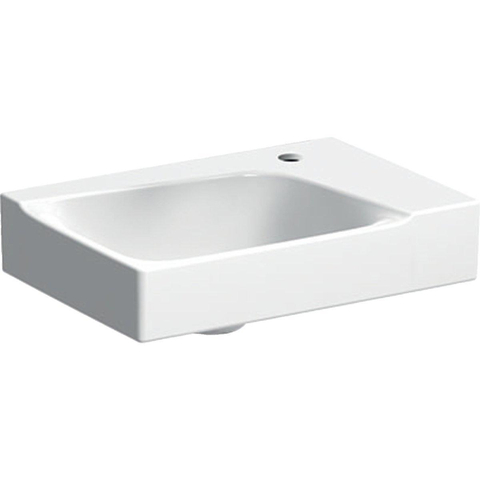 Geberit Xeno2 fontein - met kraangat rechts - zonder overloop - 40x28x12.5cm - met KeraTect - wit SW417586
