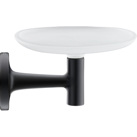 Duravit Starck T Zeephouder - wandmodel - 14x10.6cm -matglas - mat zwart SW297100
