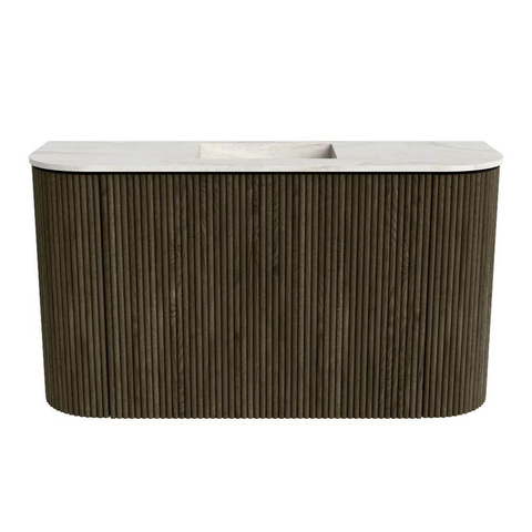 Mondiaz JOYA-DLUX 73.2cm toiletmeubel - ronding links en rechts kleur Shadow - Wastafel FAYE positie Midden Zonder kraangat kleur Ostra. SW1423045