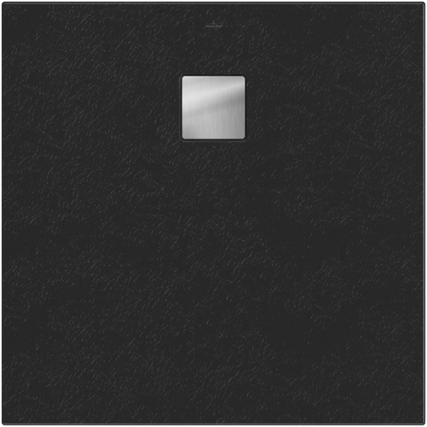 Villeroy & Boch Excello douchevloer - 90x90cm polyurethaan/acryl - Nature Anthracite (grijs) SW374670