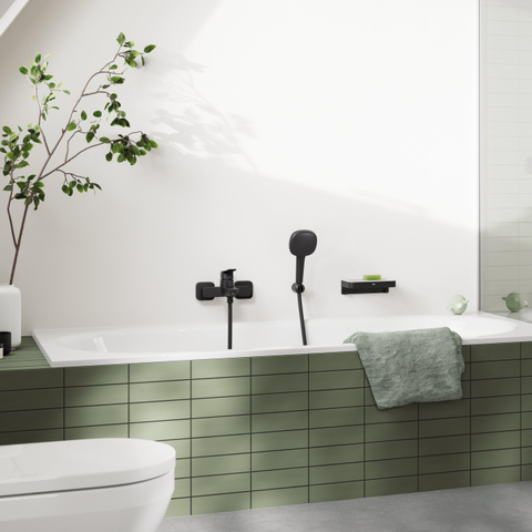 GROHE Start Cube étagère de douche - 20x11x6cm - noir mat SW1126471