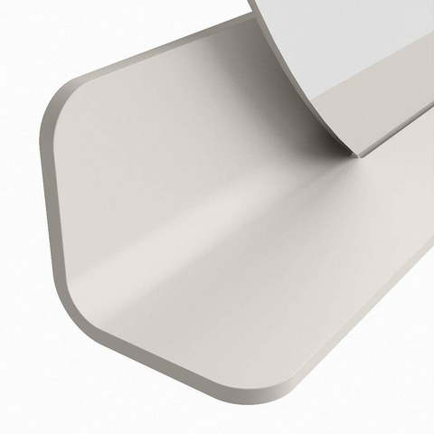 Mondiaz SPOT miroir – Ø 120 cm – avec tablette – Linen (blanc cassé) SW1235558