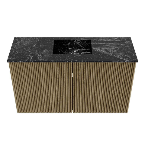 Mondiaz JOYA-DLUX Meuble de toilette 70cm - couleur Dusk - Vasque FAYE position Milieu Sans trou de robinet couleur Lava SW1423240