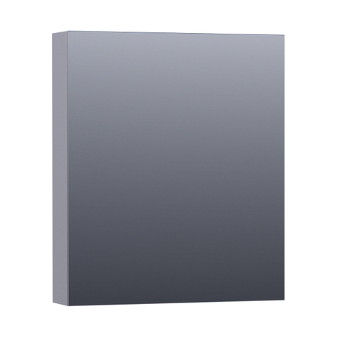 BRAUER Impress Deluxe armoire de toilette – 59 x 70 x 15 cm – LED directe – ouverture à droite – Gris mat SW371743
