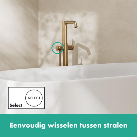 Hansgrohe Tecturis s Eengreeps badmengkraan vloermontage - vrijstaand - geborsteld brons SW918426
