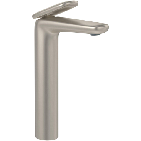 Villeroy & Boch Antao 1 greeps wastafelkraan verhoogd - met push open afvoergarnituur - Brushed Nickel (rvs) SW974199