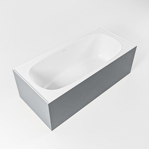MONDIAZ ROCK Baignoire îlot - 170x70cm - couleur Plata / Talc SW1015106