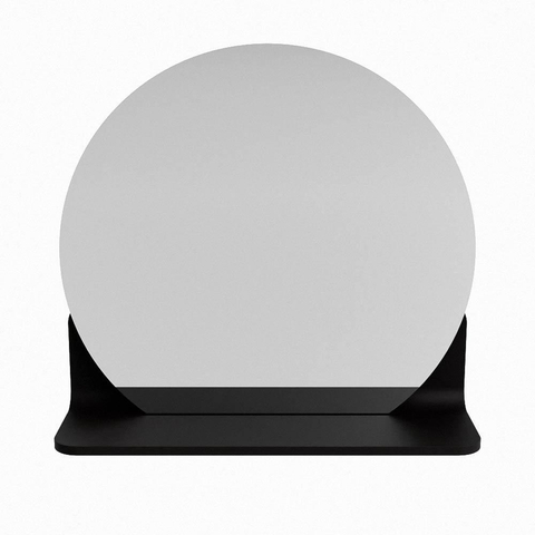 Mondiaz SPOT miroir – Ø 40 cm – avec tablette – Urban (noir) SW1235474