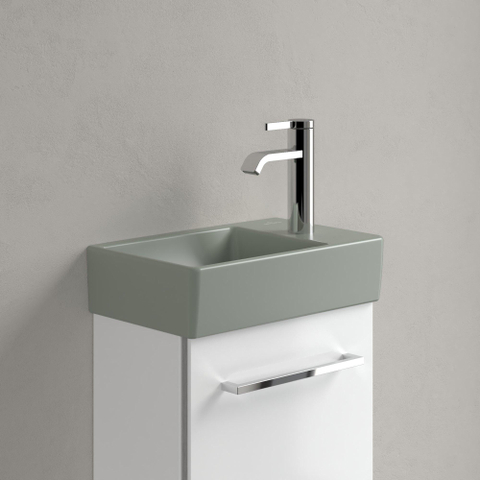Villeroy & Boch Avento fontein - 36x22cm L - 1 kraangat - zonder overloop CeramicPlus - Morning Green (groen) SW1148632