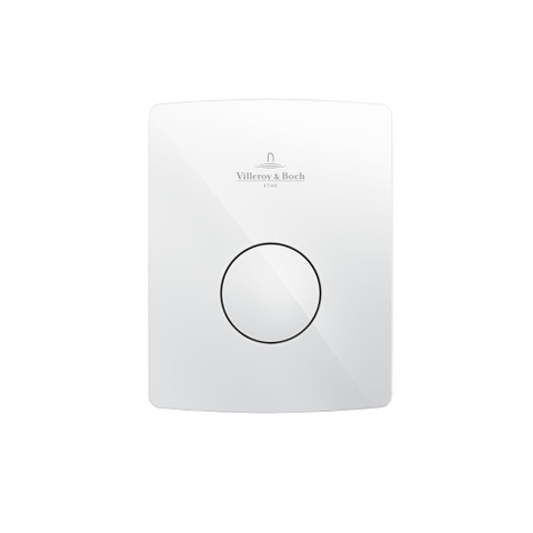 Villeroy & Boch Viconnect urinoir afdekplaat handbediend - 12.6x16.2cm - glans wit SW106646